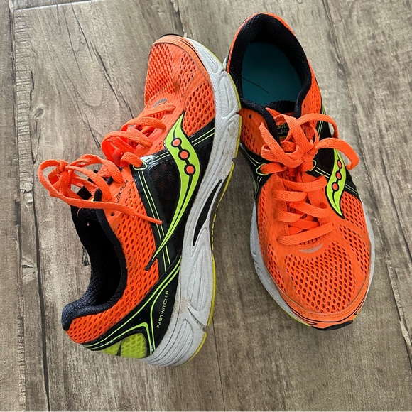 Saucony Fastwitch 6 sneakers, neon orange - Picture 4 of 6